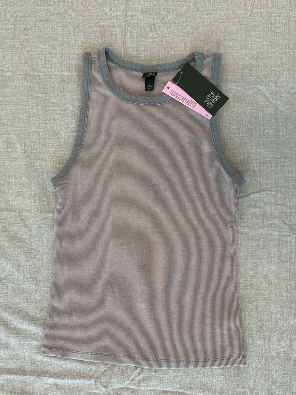 wild fable Dusty Lavender /green  Tank Top.Size Small.